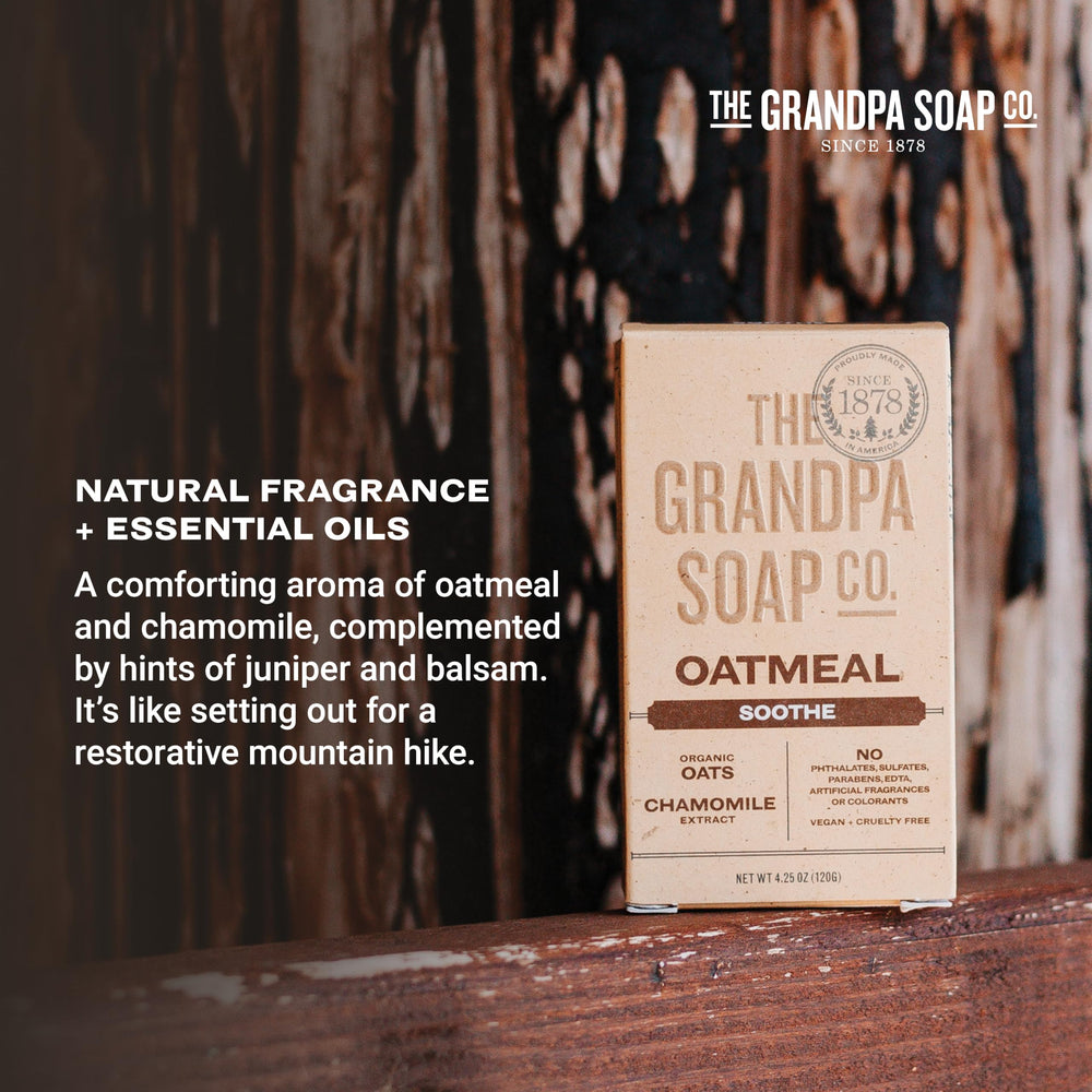 The Grandpa Soap Company ingredientes naturales, opción vegana y sin crueldad