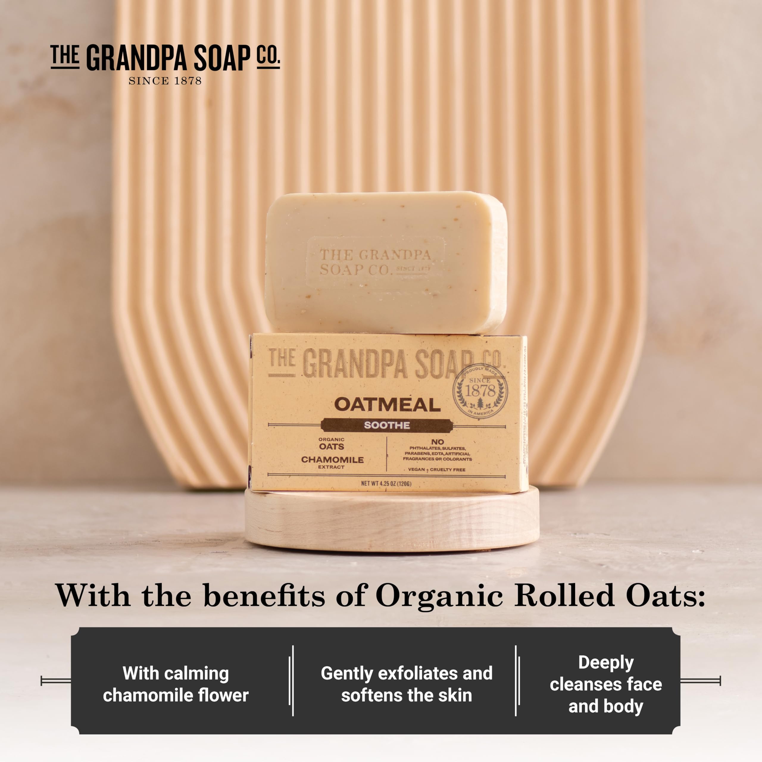 The Grandpa Soap Company lavado diario, espuma suave y limpia