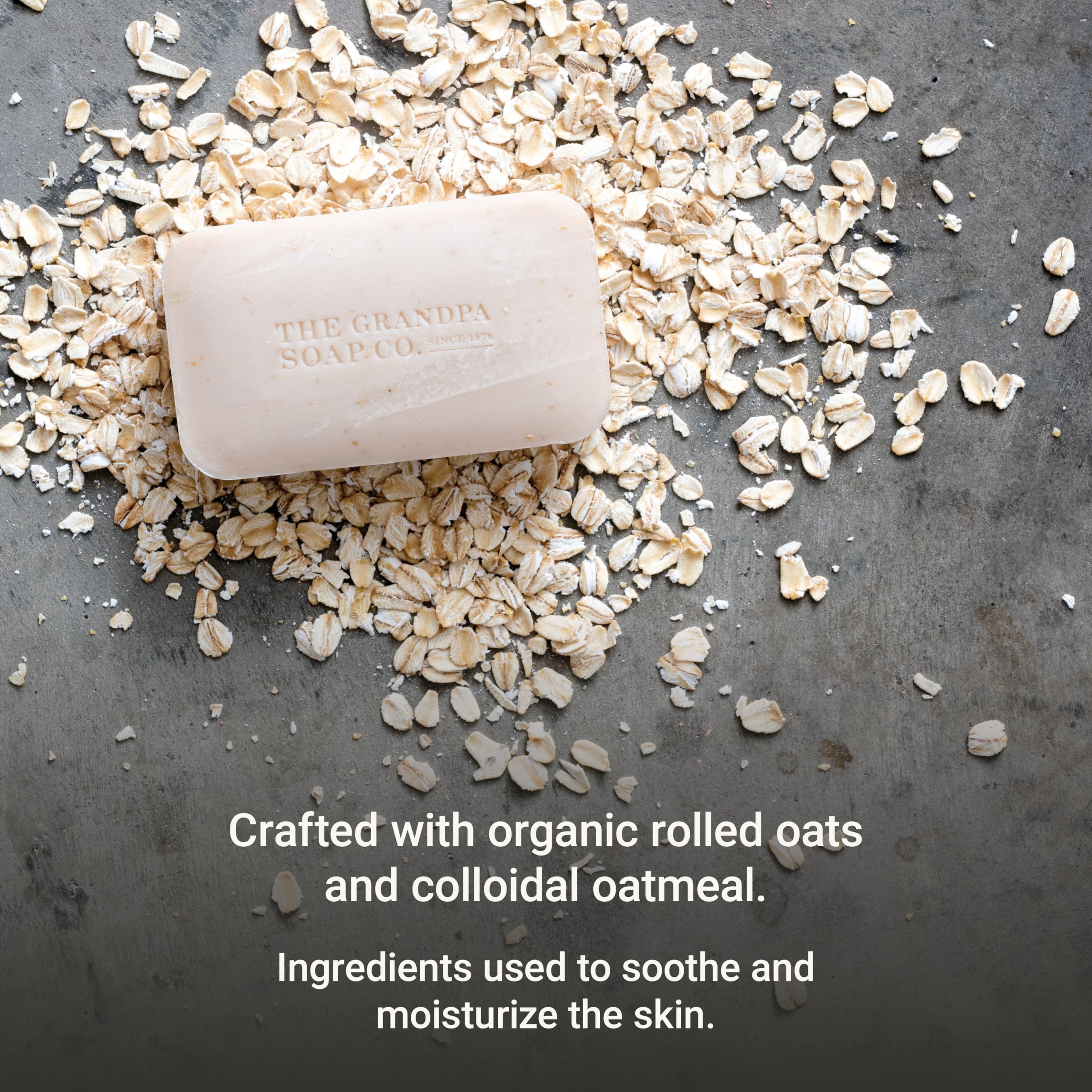 The Grandpa Soap Company textura cremosa, limpieza suave para rostro y cuerpo