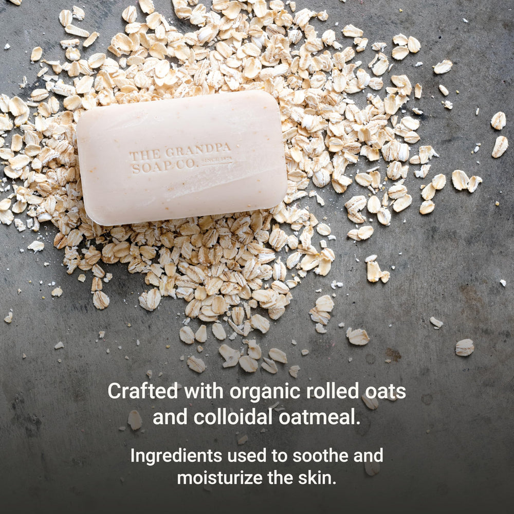 The Grandpa Soap Company textura cremosa, limpieza suave para rostro y cuerpo
