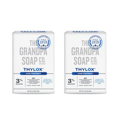 The Grandpa Soap Company Thylox jabón en barras, ayuda a controlar la grasa y prevenir brotes