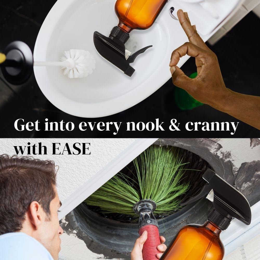 The Green Alcove leak-free design reduces waste during cleaning.