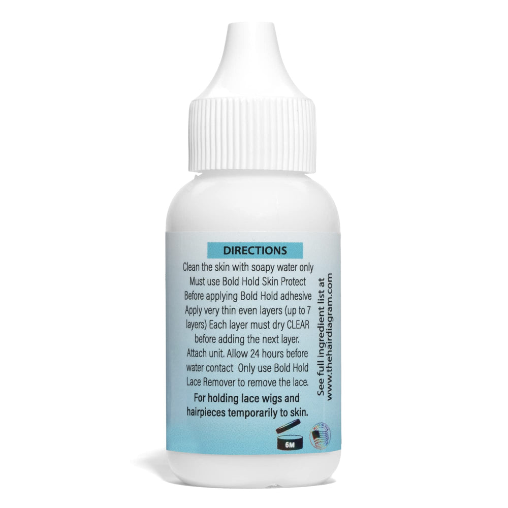 The Hair Diagram Bold Hold Extreme Creme near lace front cap ensures precise placement.