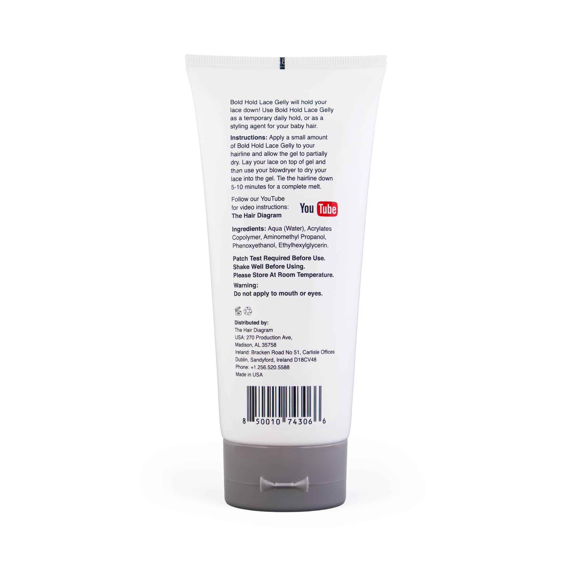 The Hair Diagram Bold Hold Lace Gelly: control de bordes diario para estilo natural