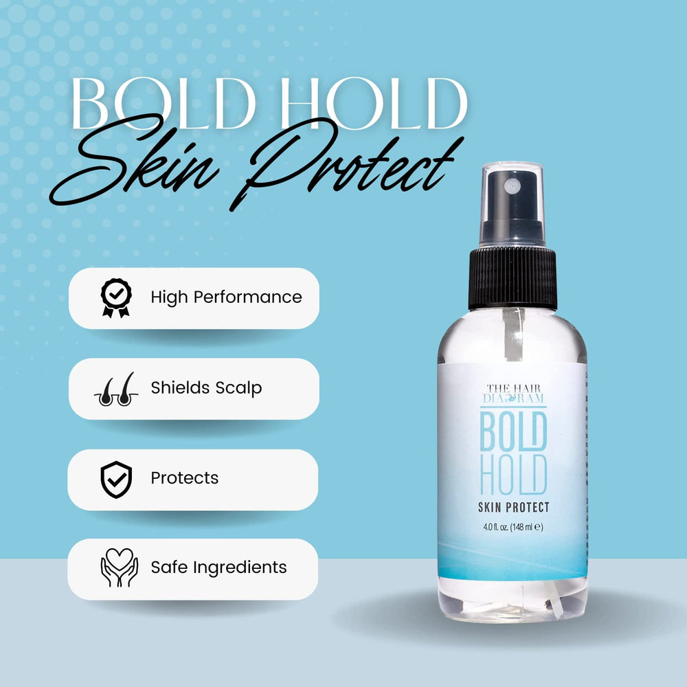 The Hair Diagram Bold Hold Skin Protectant, aplicación rápida para piel y piel sensible.