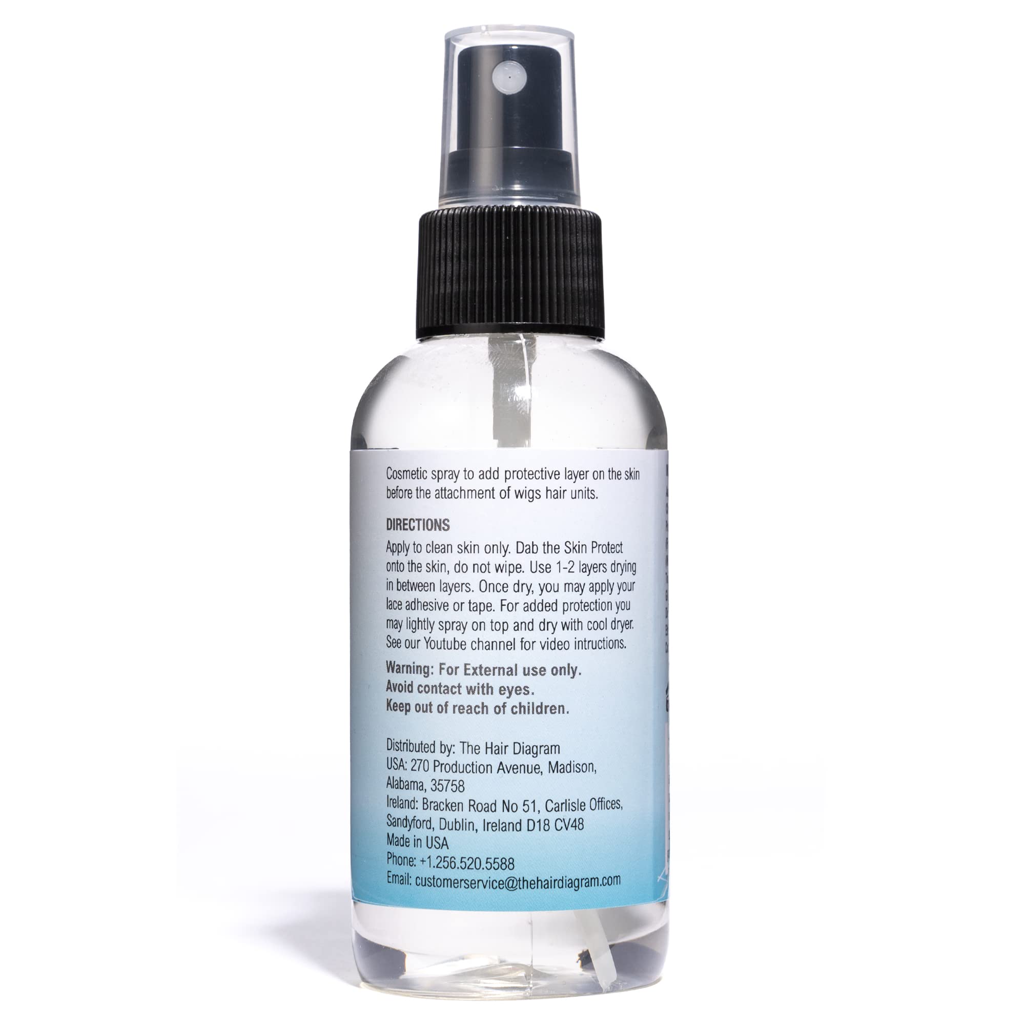 The Hair Diagram Bold Hold Skin Protectant, sin látex para piel segura.