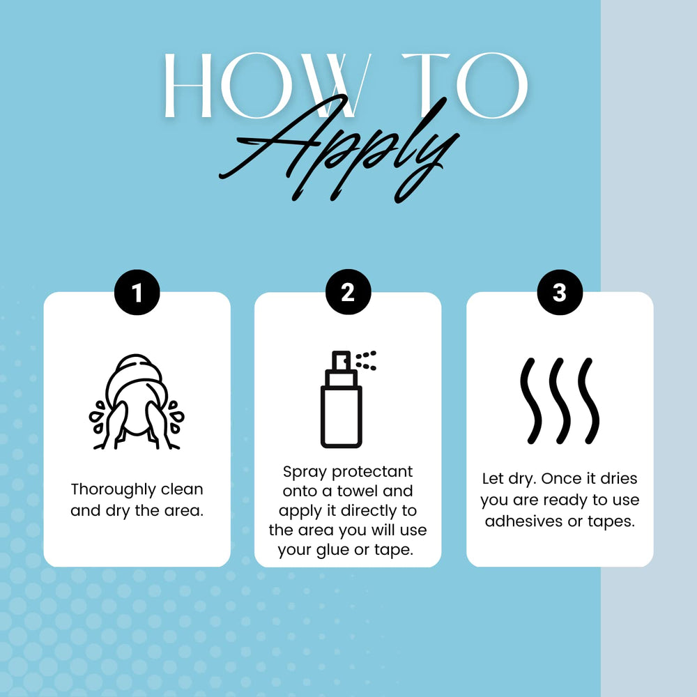 The Hair Diagram Bold Hold Skin Protectant, uso diario seguro con adhesivos de peluca.