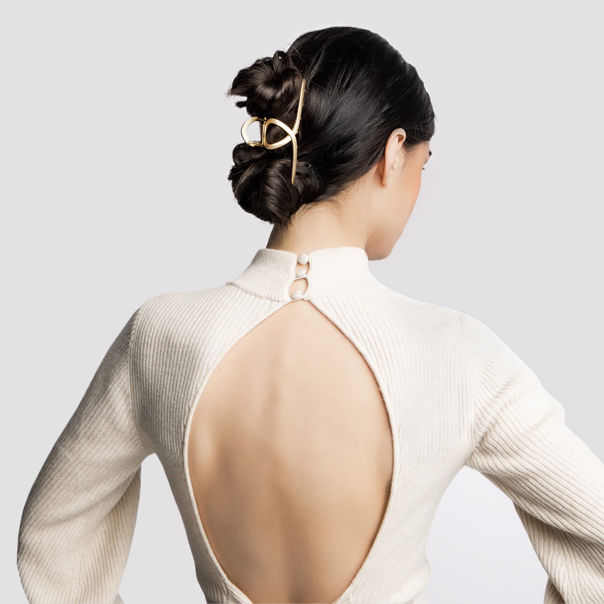 The Hair Edit Giro Francés, construcción metálica resistente para uso diario.