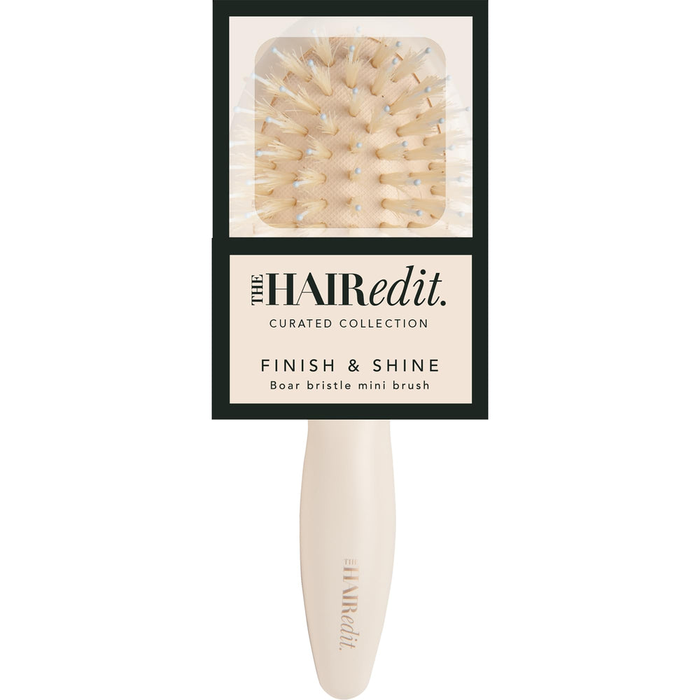 The Hair Edit shine-boosted finish after brushing