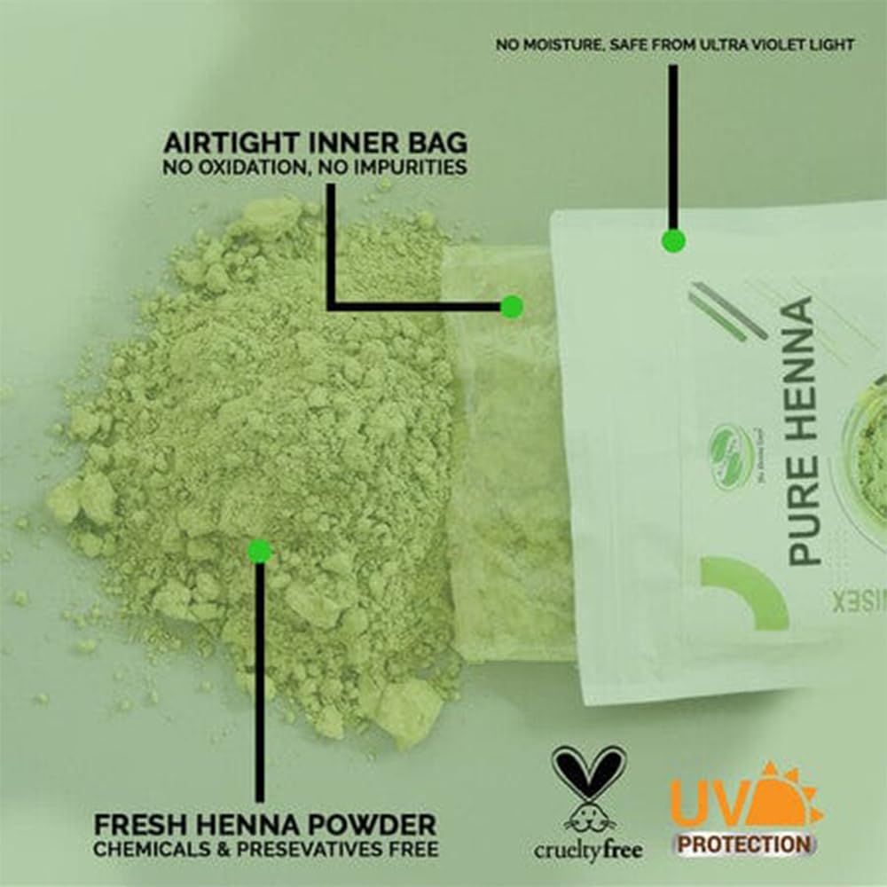 The Henna Guys expiry-date-front badge communicates shelf-life clarity
