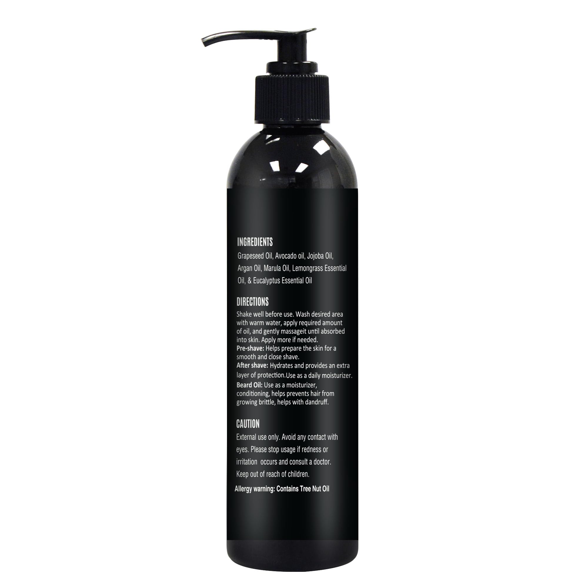 The Henna Guys pre-shave oil on skin with smooth texture.