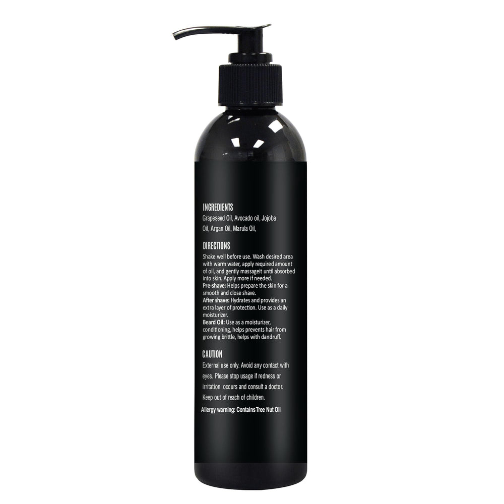 The Henna Guys pre-shave oil promotes a smoother, skin-friendly glide.