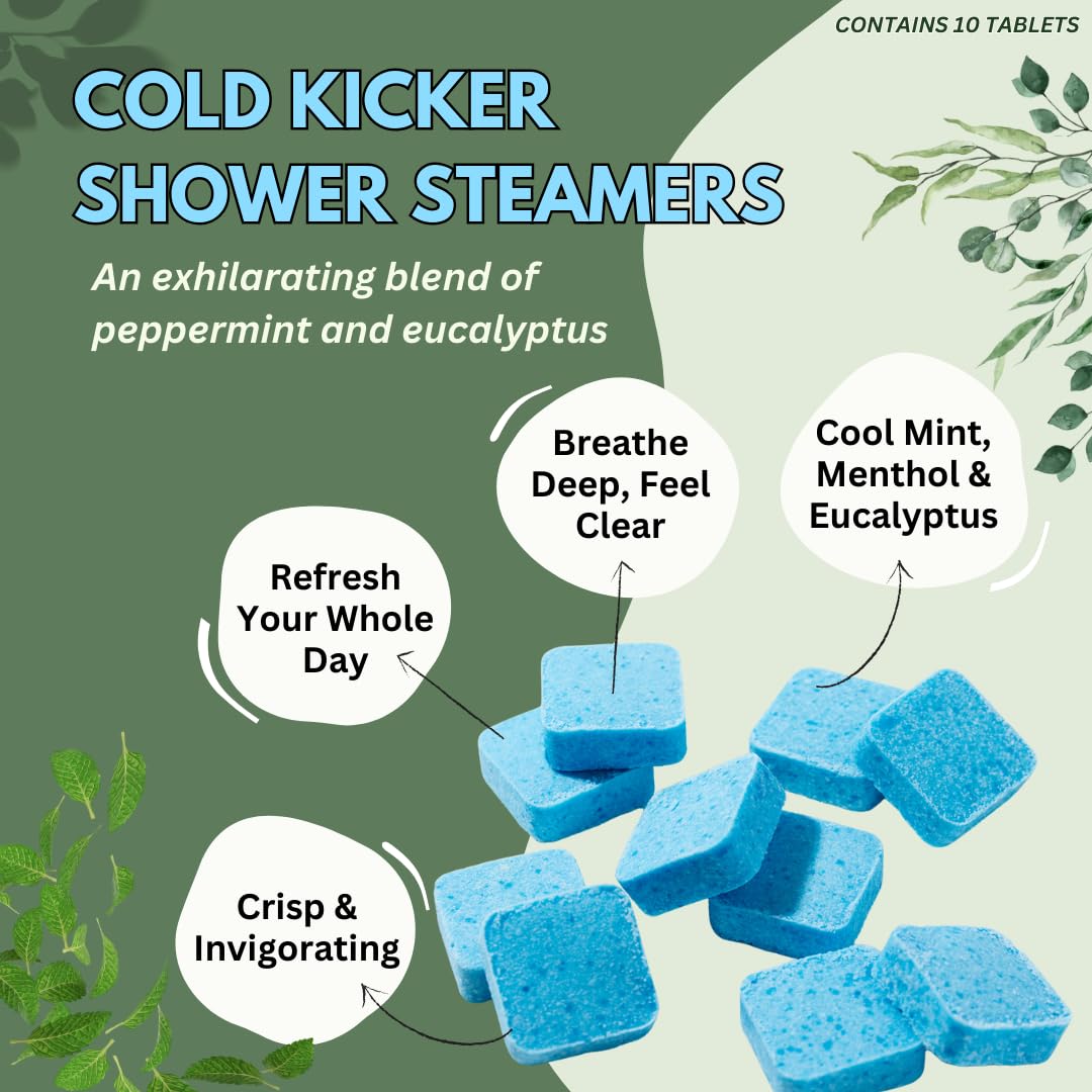 The Herbal Zen Cold Kicker package shows at-home spa potential with pure essential oils