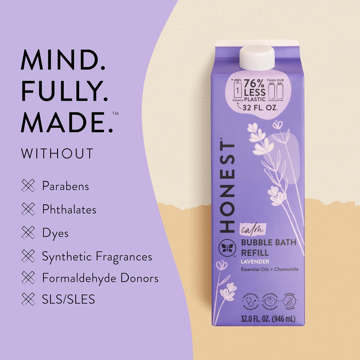 The Honest Company Citrus Vanilla scent for bright, gentle cleansing during bath time.