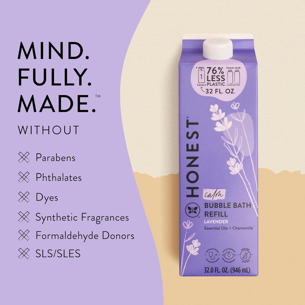 The Honest Company Citrus Vanilla scent for bright, gentle cleansing during bath time.