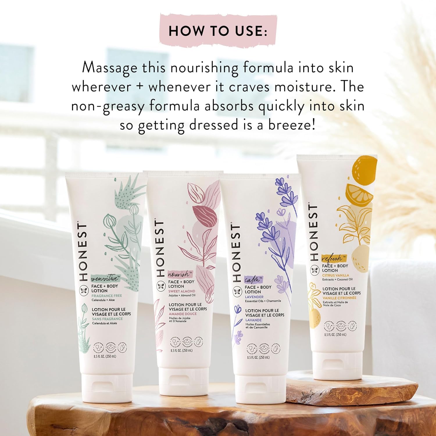 The Honest Company ingredients safflower-oil closeup highlights nourishing oils.