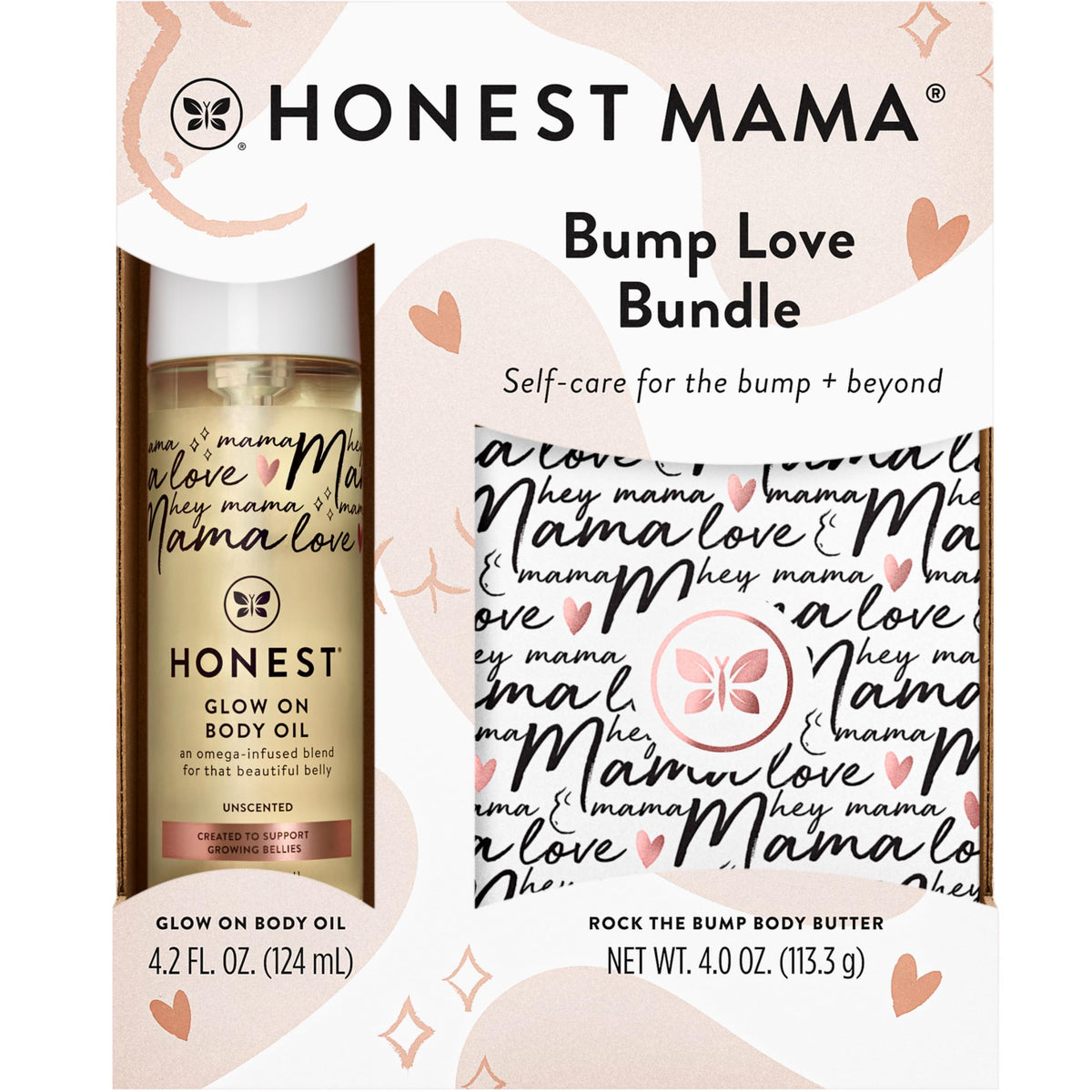 The Honest Company Paquete Mama Body, cuidado diario para la barriga.