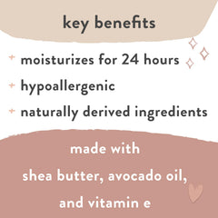 honest-company-rock-bump-ingredientes-karite-aguacate ofrecen nutrición visible a la piel.