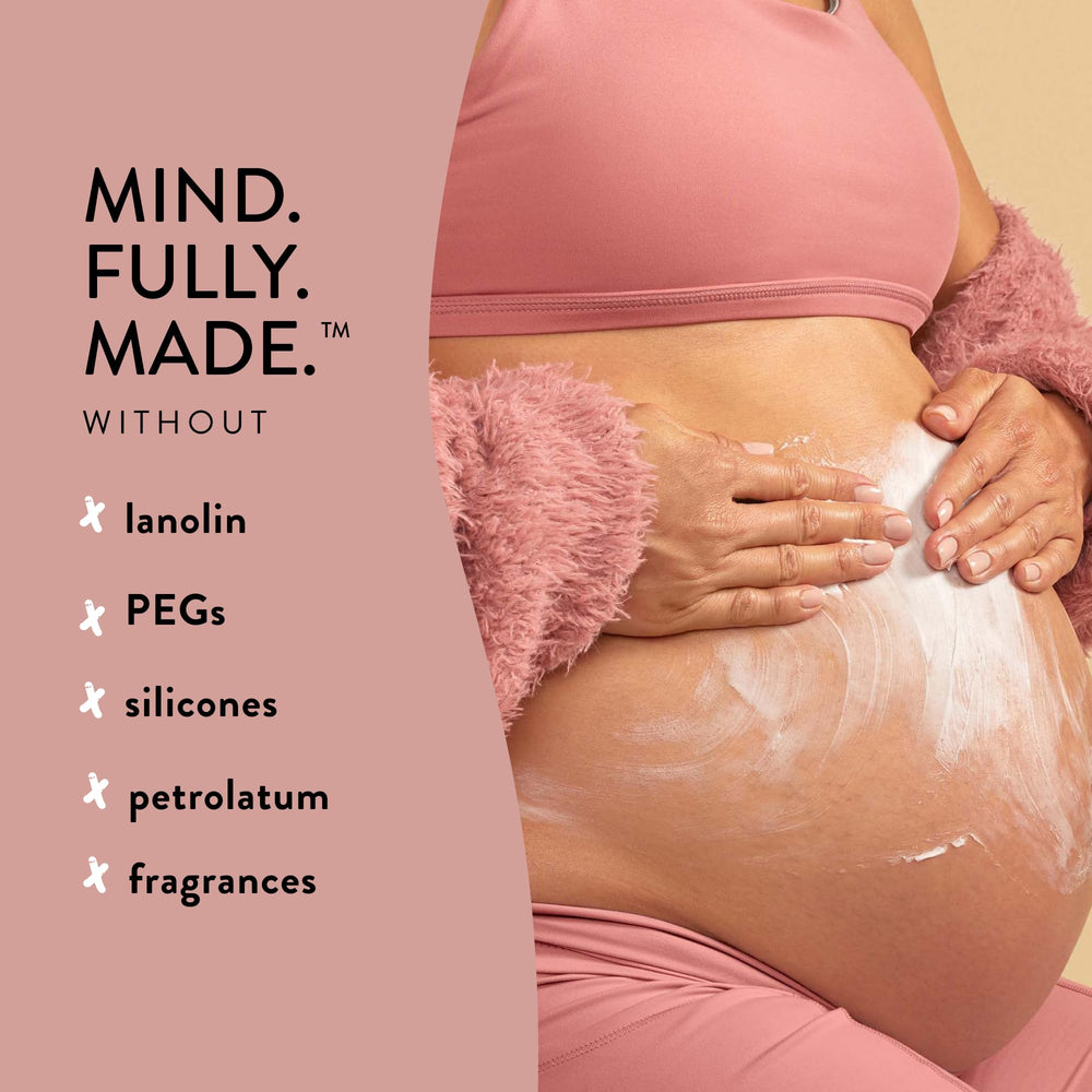 The Honest Company Mama Rock Bump aporta Vitamina E para protección antioxidante.