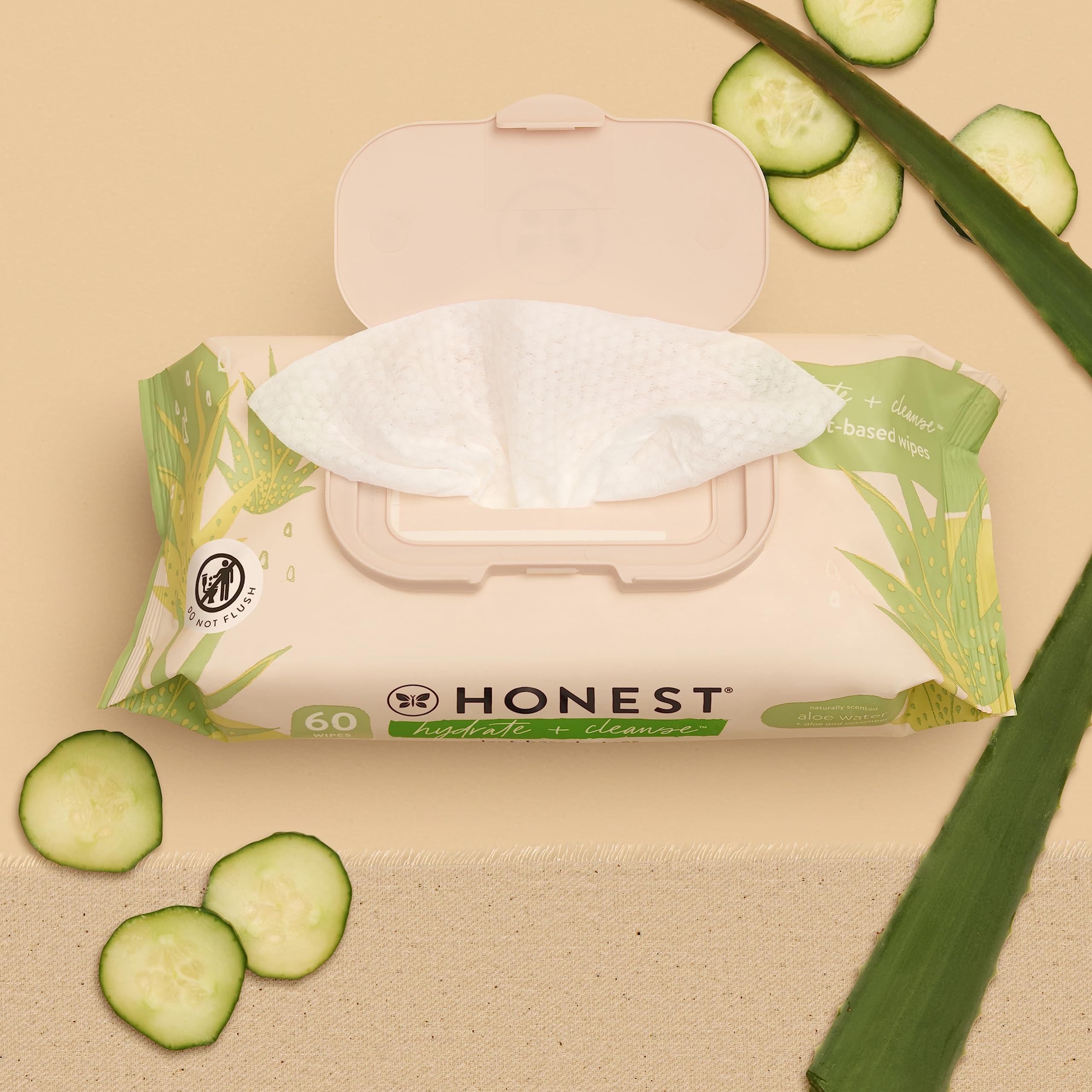The Honest Company toallitas nutrentes limpian con jojoba y almendra