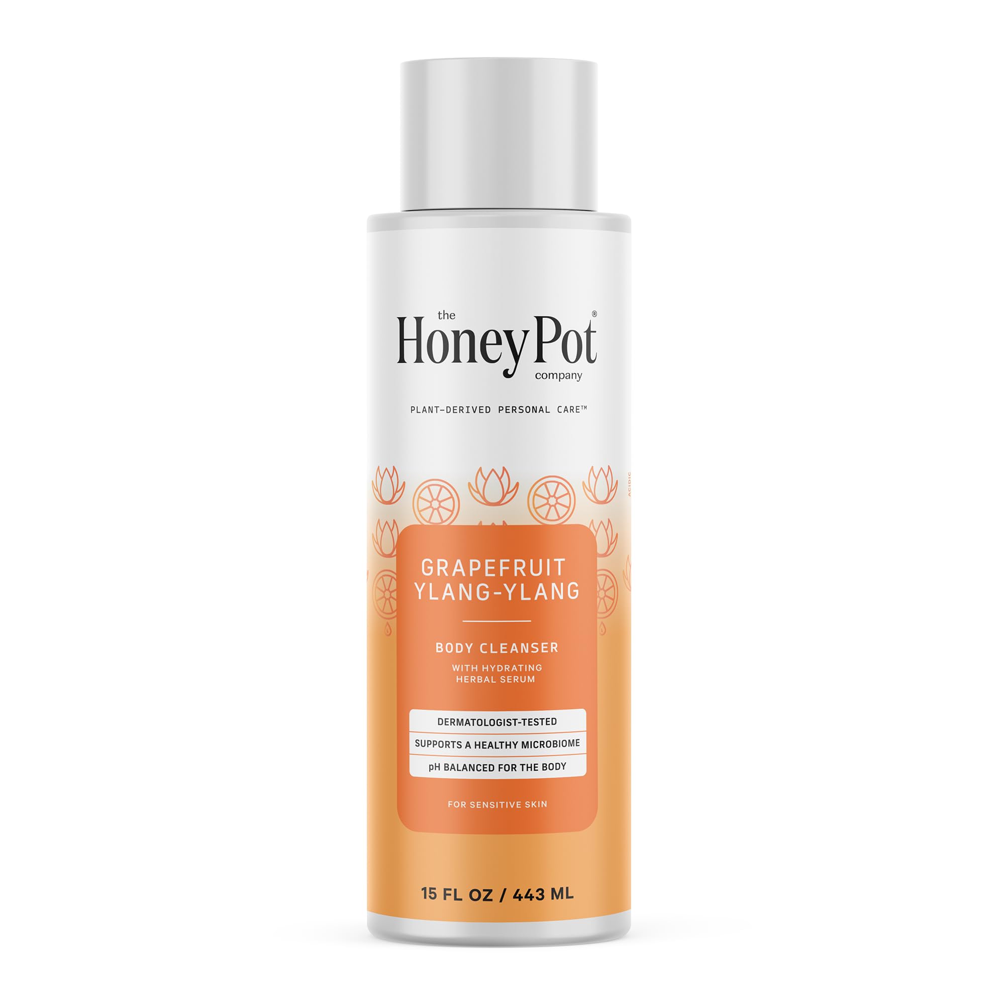 The Honey Pot botella hidratante pomelo ylang-ylang para piel suave