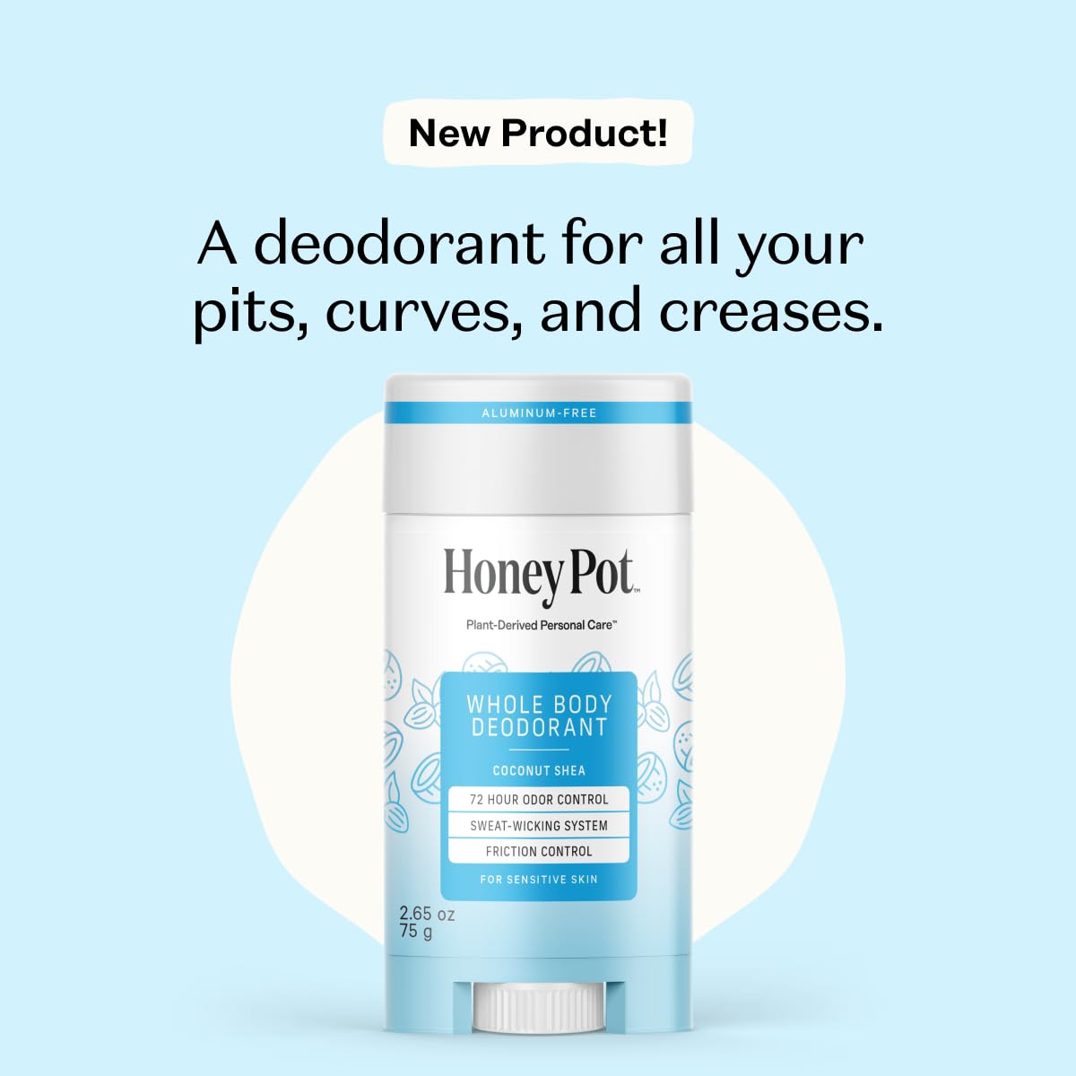 Coconut Shea de The Honey Pot Company, textura cremosa para uso diario.