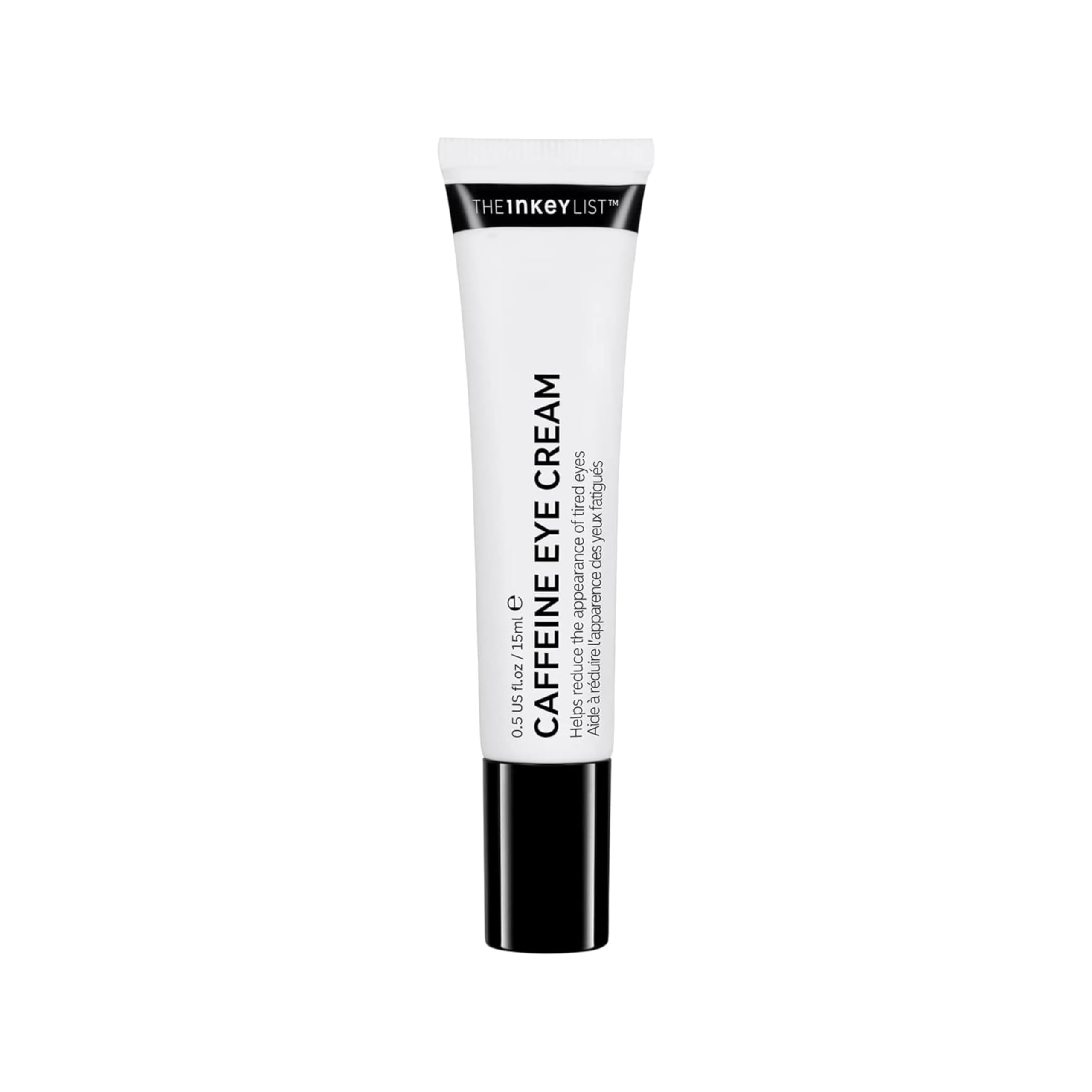 The INKEY List crema de ojos cafeína en bote de 15 ml para bolsitas