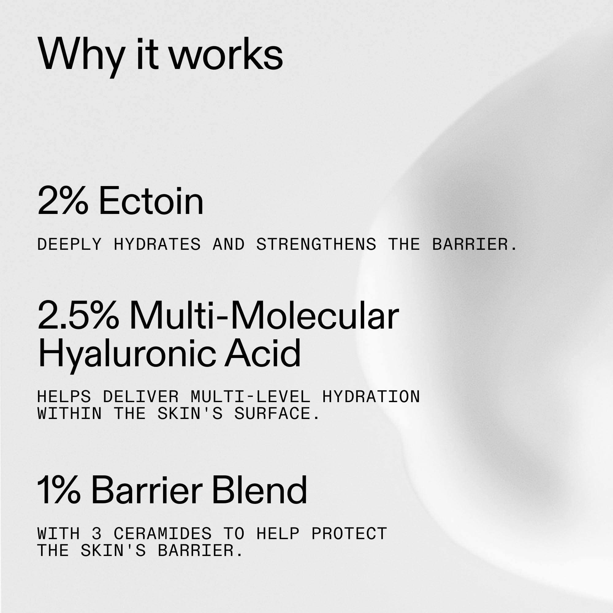 The INKEY List Ectoin Hydro-Barrier Serum aplicación matutina y nocturna