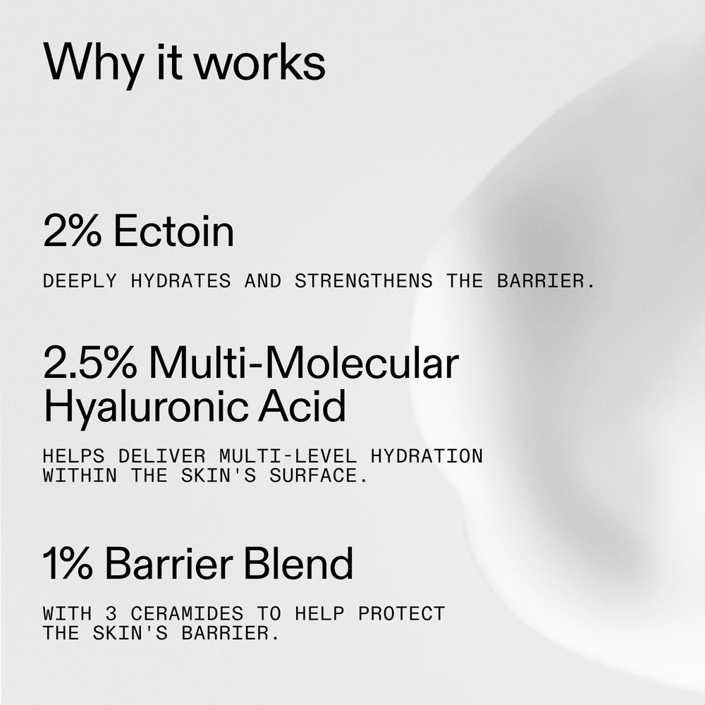 The INKEY List Ectoin Hydro-Barrier Serum aplicación matutina y nocturna