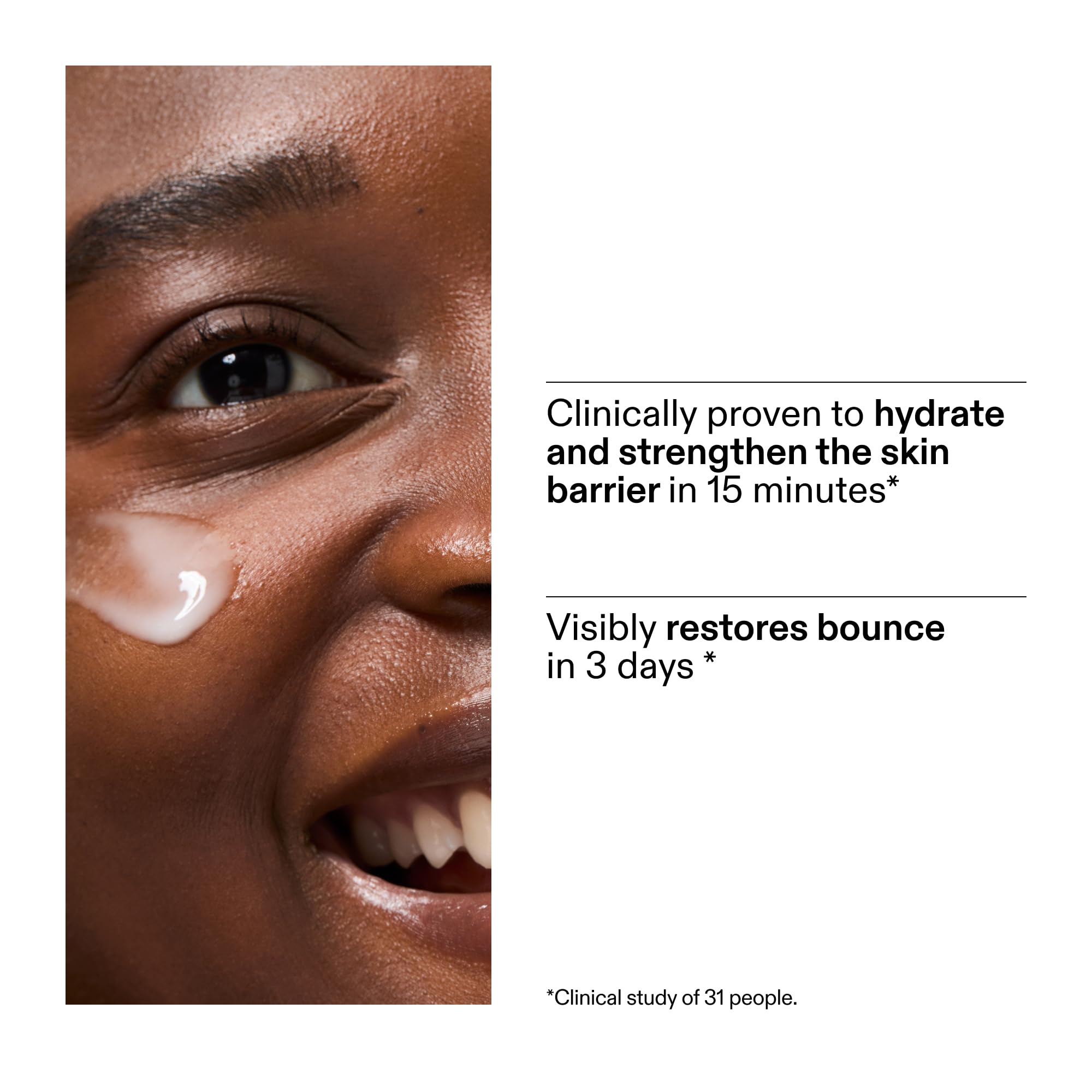 The INKEY List Ectoin Hydro-Barrier Serum contiene ácido hialuronico y ectoin para hidratación sostenida
