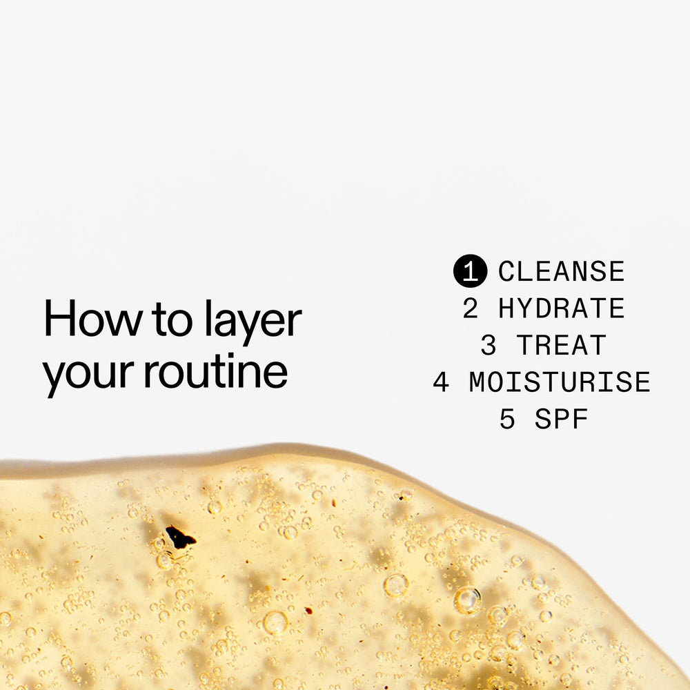 Fórmula sin fragancia para piel sensible por The INKEY List Fulvic Acid Brightening Cleanser