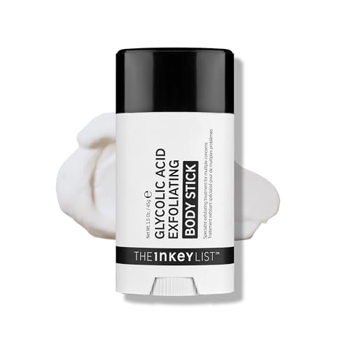 The INKEY List Glycolic Exfoliating Body Stick front view for deep exfoliation.