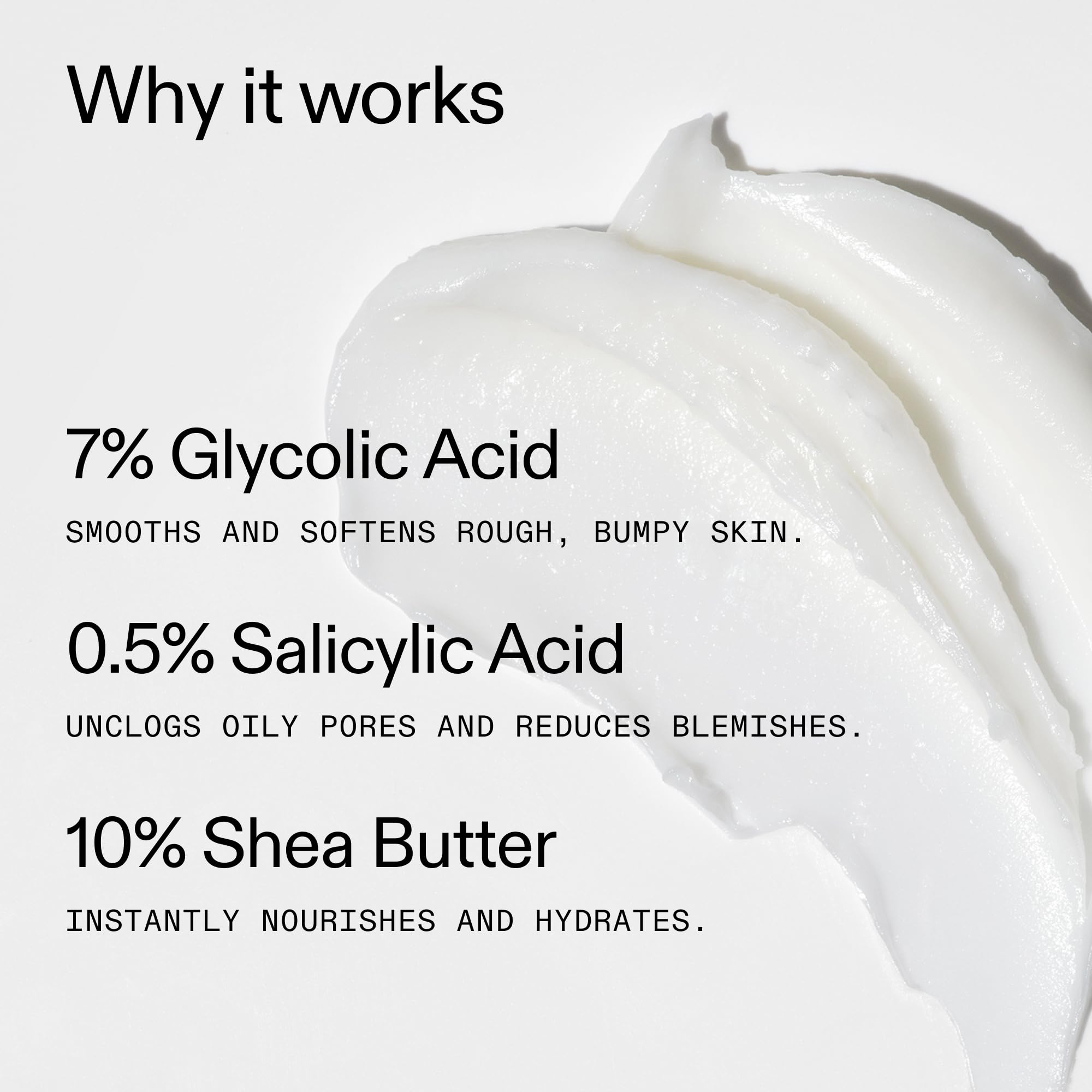 The INKEY List Glycolic Exfoliating Body Stick 7% glycolic acid close-up.