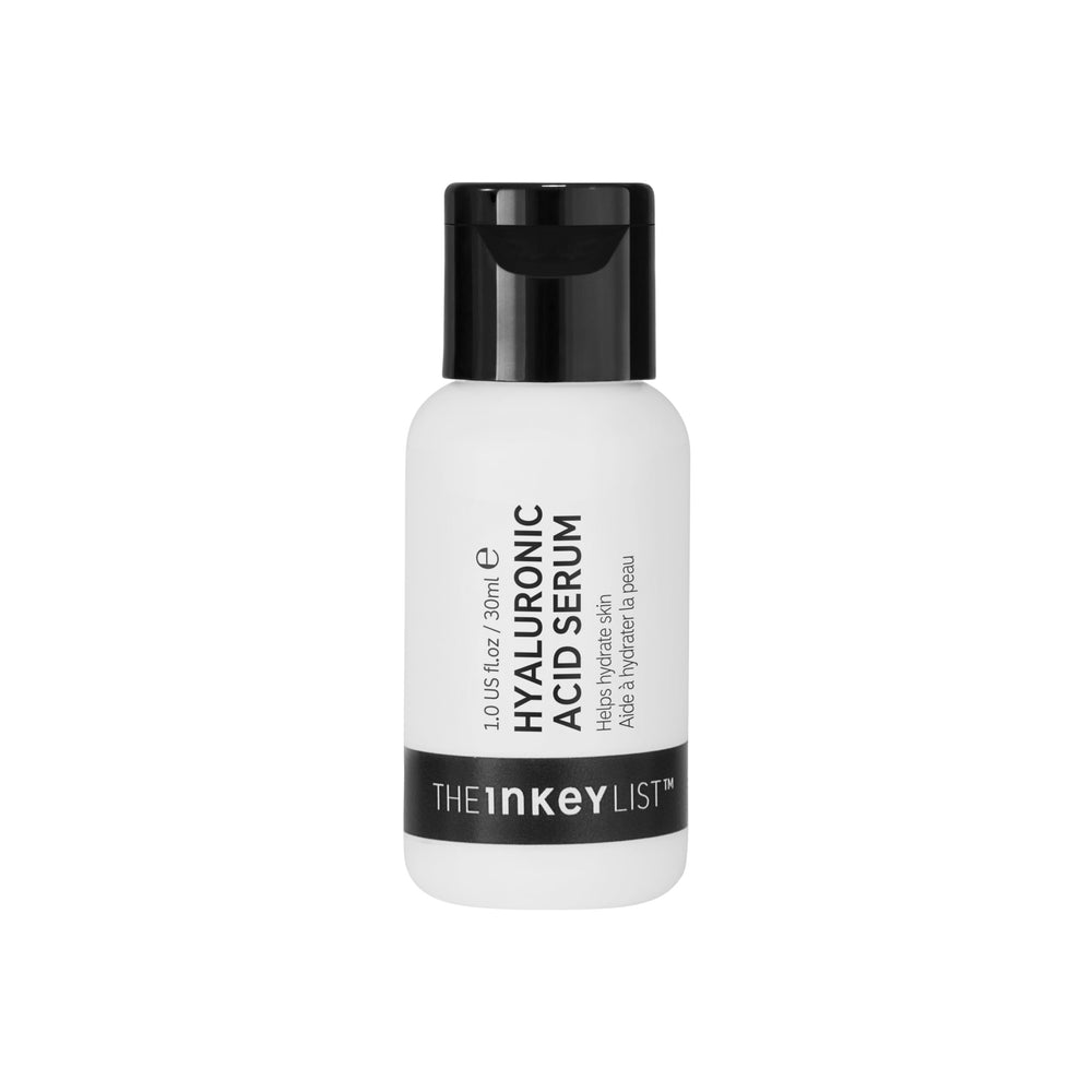 The INKEY List sérum ácido hialurónico en bote, ofrece hidratación intensa para la piel.