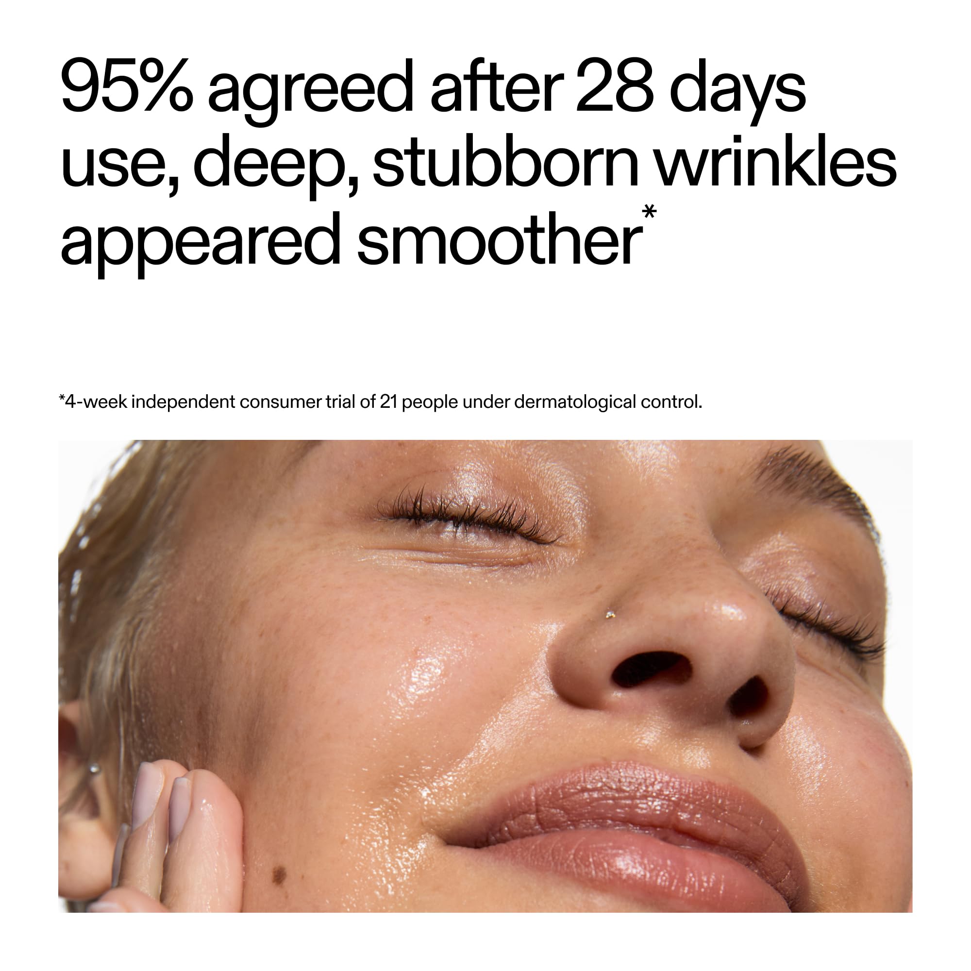Bote práctico del serum retinol 1% para un cuidado nocturno sencillo.
