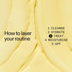 Suavidad y textura mejoradas con The INKEY List Retinol Serum 1%.
