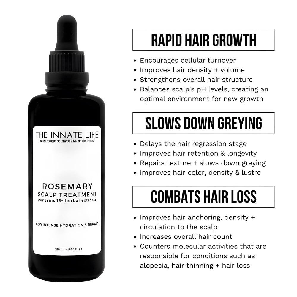 THE INNATE LIFE argan oil nourishment for scalp soothing.