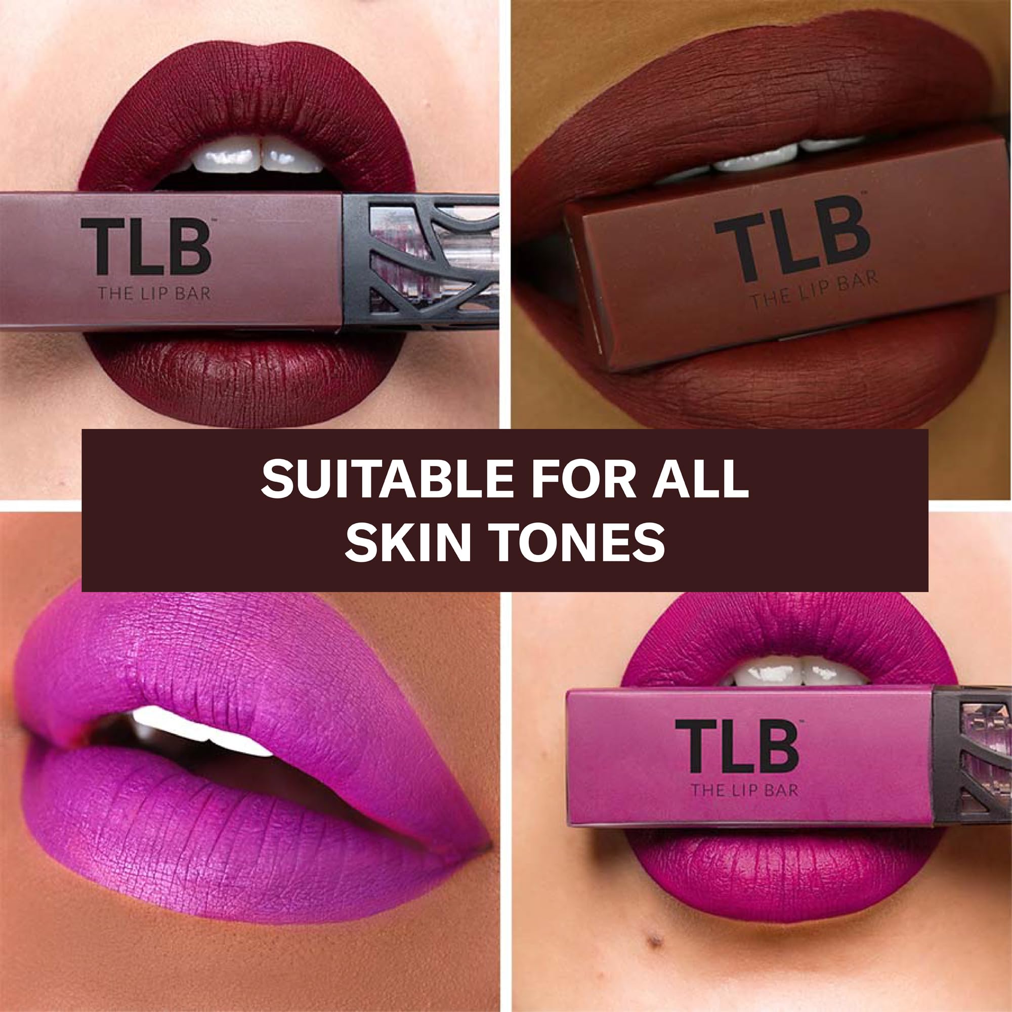The Lip Bar envase detalle: empaque compacto para retoques.