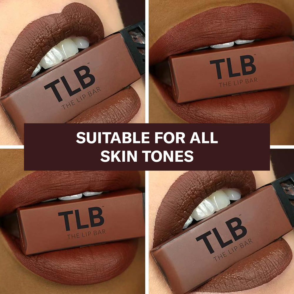The Lip Bar Savage liquido-mate: tono profundo y acabado mate estable