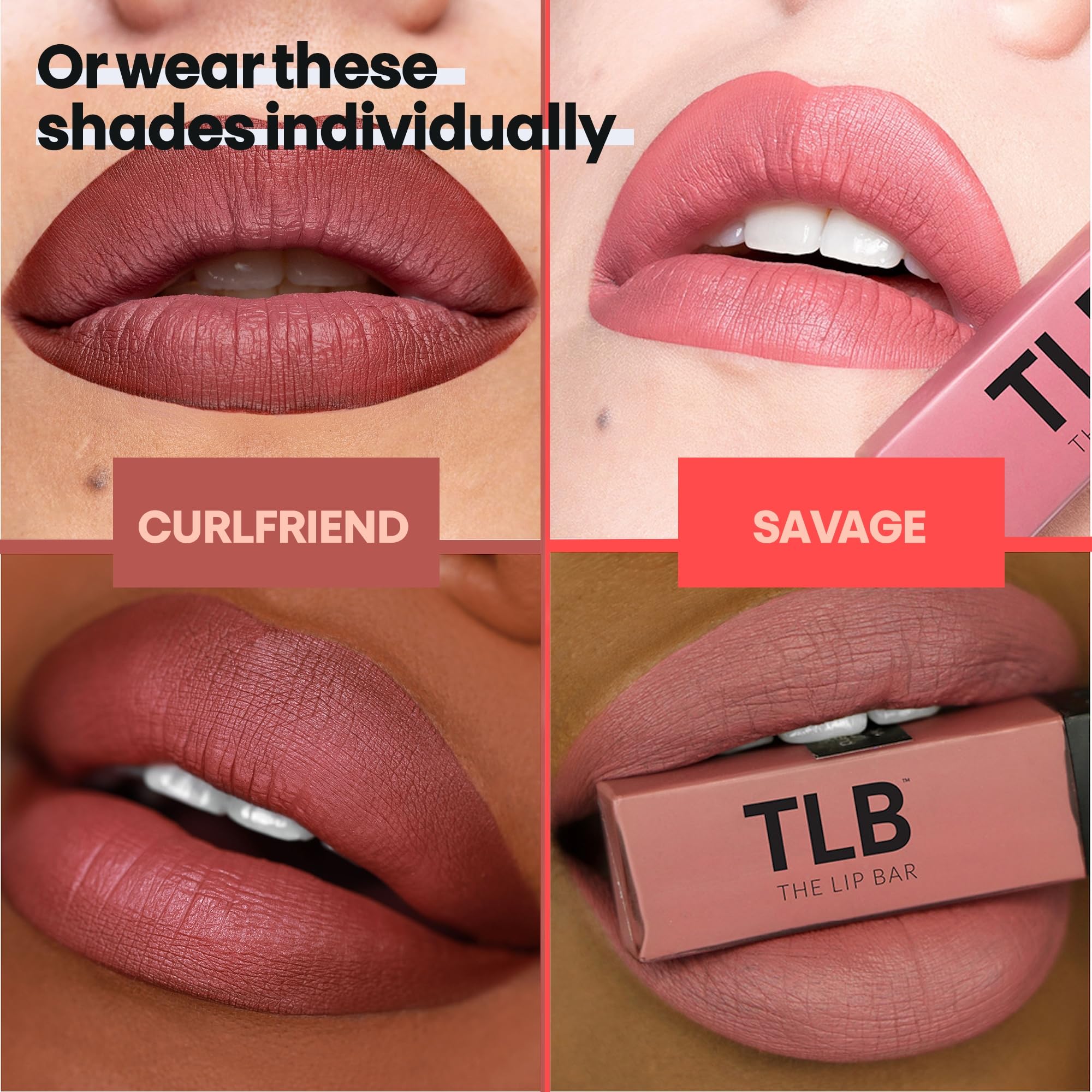 The Lip Bar textura líquida mate, deslizamiento suave y acabado aterciopelado.
