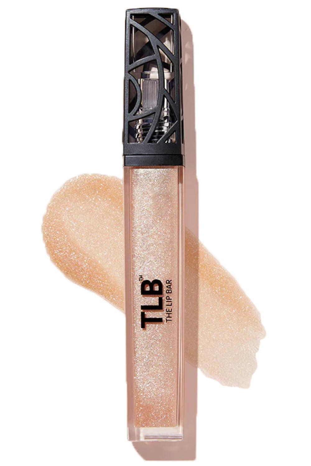 The Lip Bar Trophy Wife: aplicador preciso para un brillo Champagne suave y uniforme.
