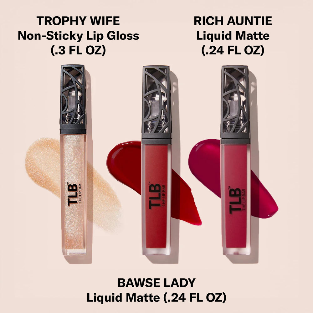 The Lip Bar Trophy Wife mini brillo labial champagne para brillo intenso