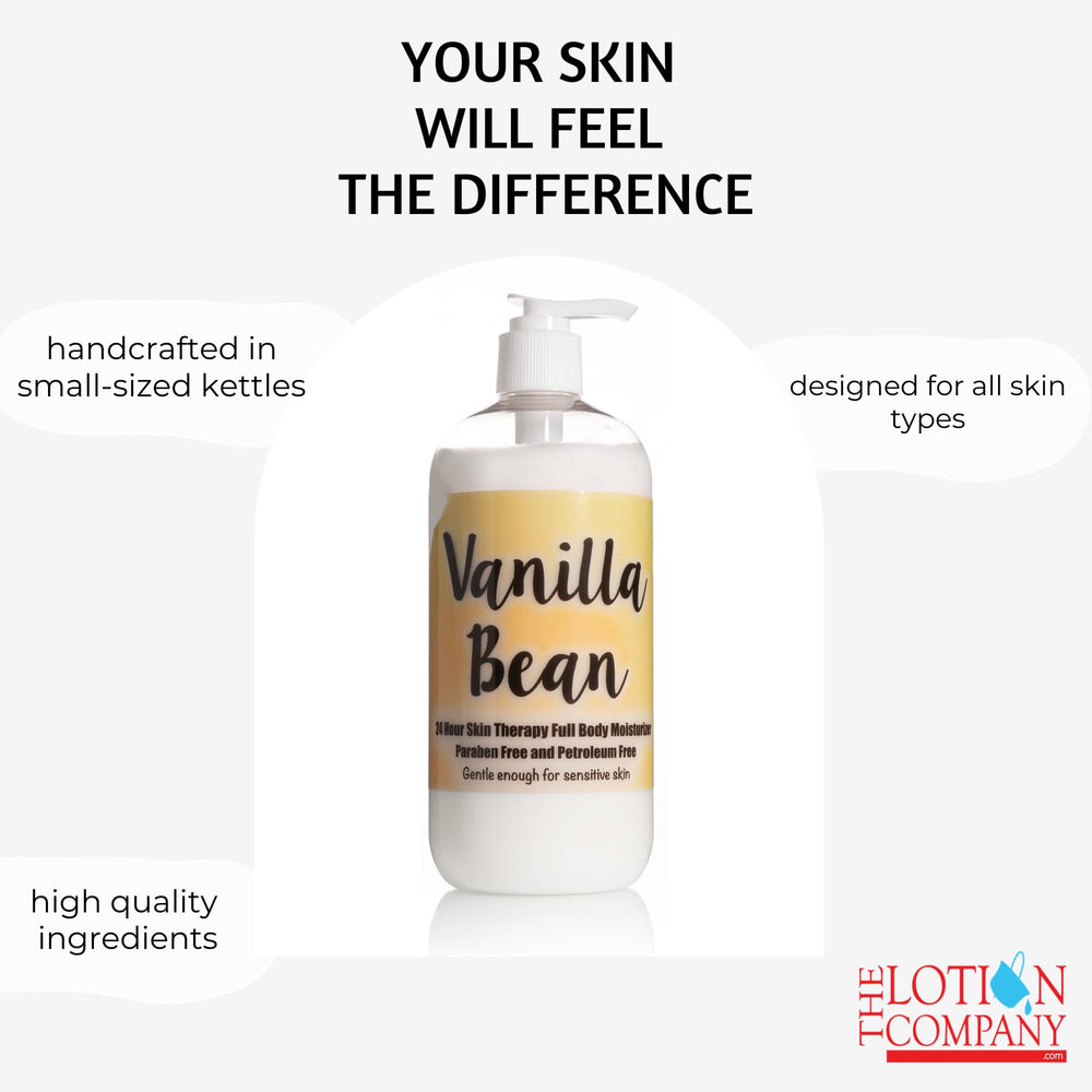 The Lotion Company Aloe Vera e ingredientes premium, cuidado suave para piel sensible.