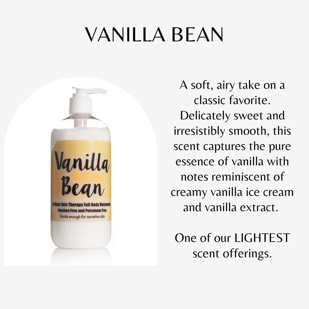 The Lotion Company Aroma Vanilla Suave en botella, sensación reconfortante para toda la piel.