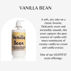 The Lotion Company Aroma Vanilla Suave en botella, sensación reconfortante para toda la piel.