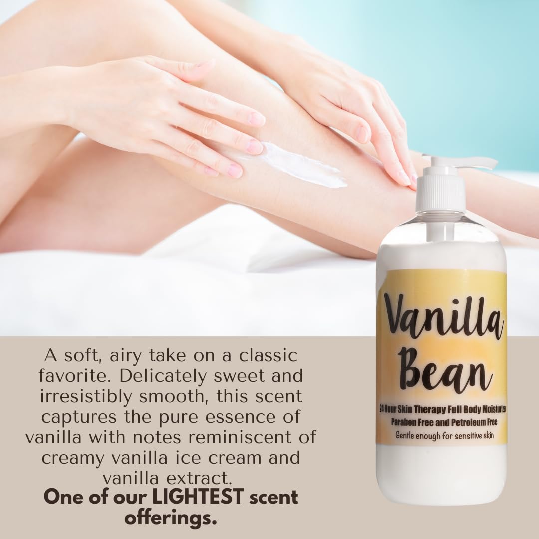 The Lotion Company Envase ergonómico de 16 oz, facilita la aplicación.