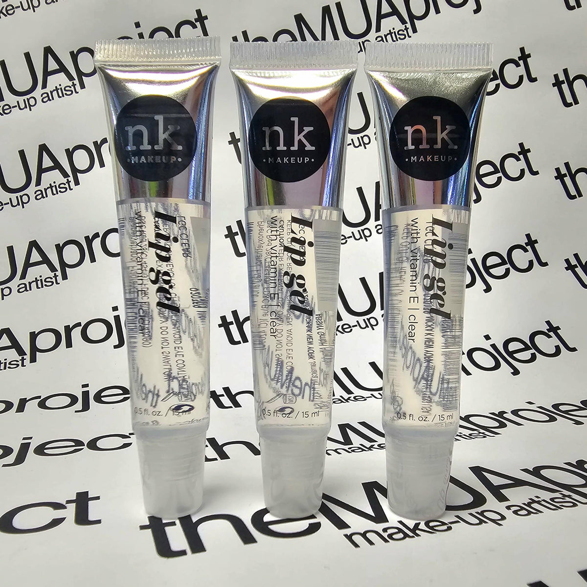 The Make-Up Artist Project brillos labiales transparentes en set de 3 para aspecto natural.