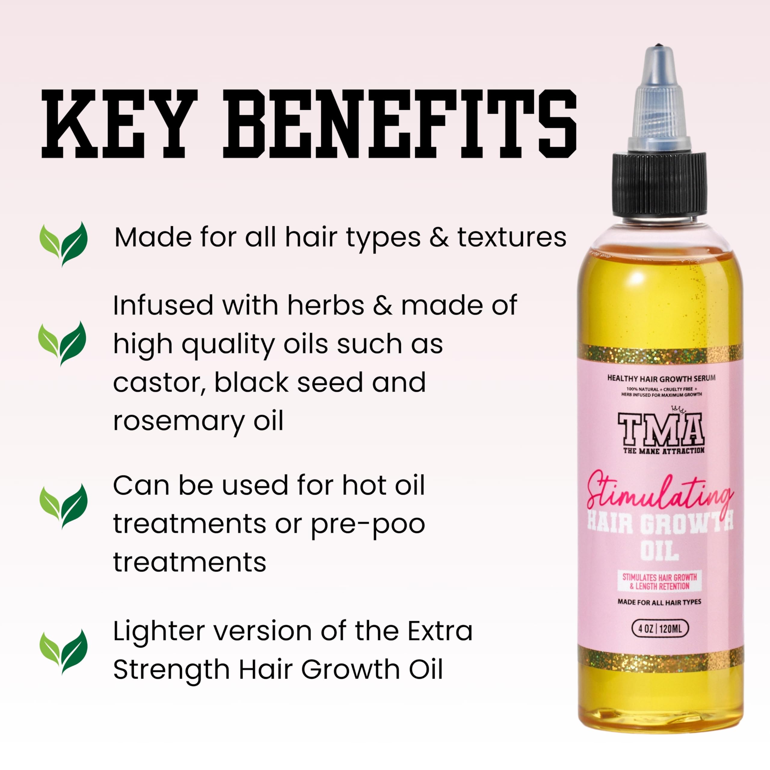 The Mane Attraction application-scalp image shows easy, quick scalp massage