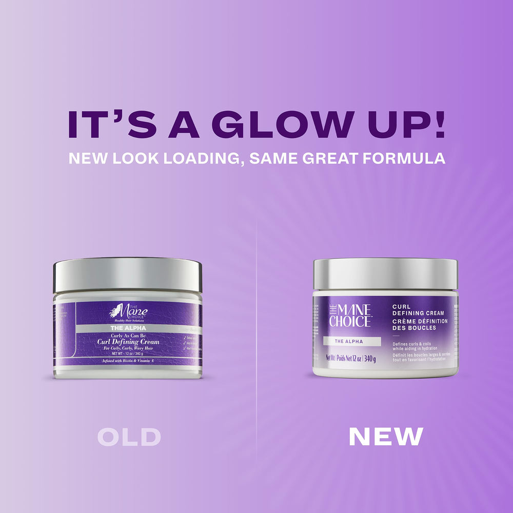 The Mane Choice Alpha Curly textura cremosa para rizos definidos.