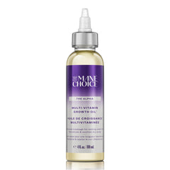 The Mane Choice Alpha Multi-Vitamin, botella para cuero cabelludo nutrido y revitalizado.